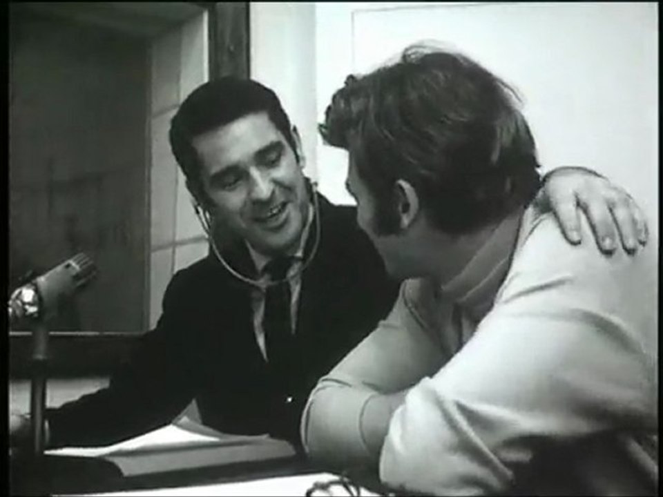 Daniel Filipacchi et Johnny Hallyday - emission SLC
