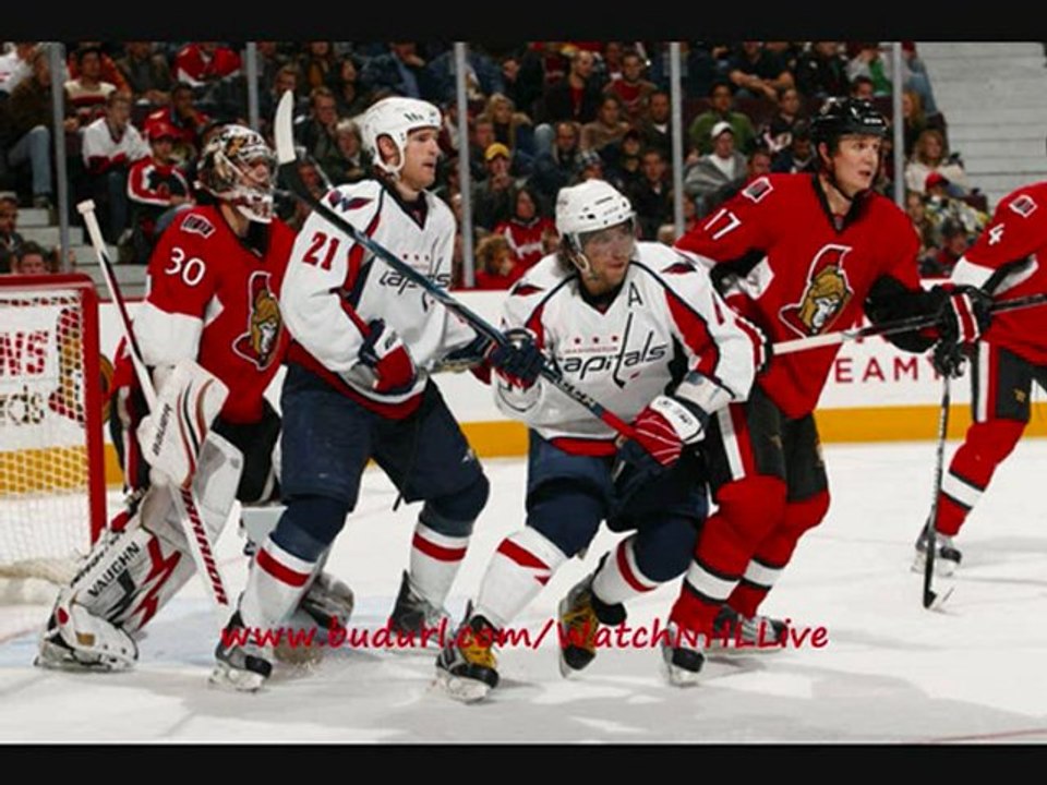 WASHINGTON Capitals Vs OTTAWA Senators LIVE NHL Game ...