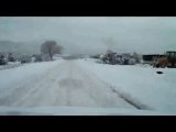 Santa Fe Steeze:  Snowy Commute in Santa Fe