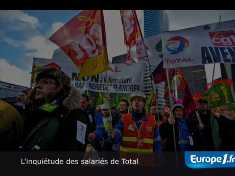 Les salariés de Total inquiets