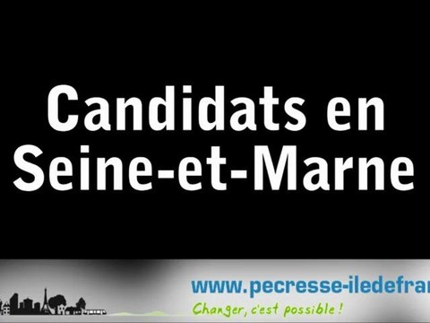 Liste des candidats en Seine et Marne