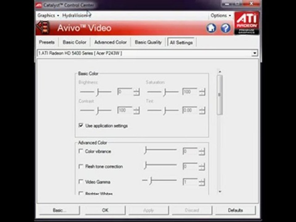ATI 5450 Media PC Graphics CArd Review and Catalyst Control