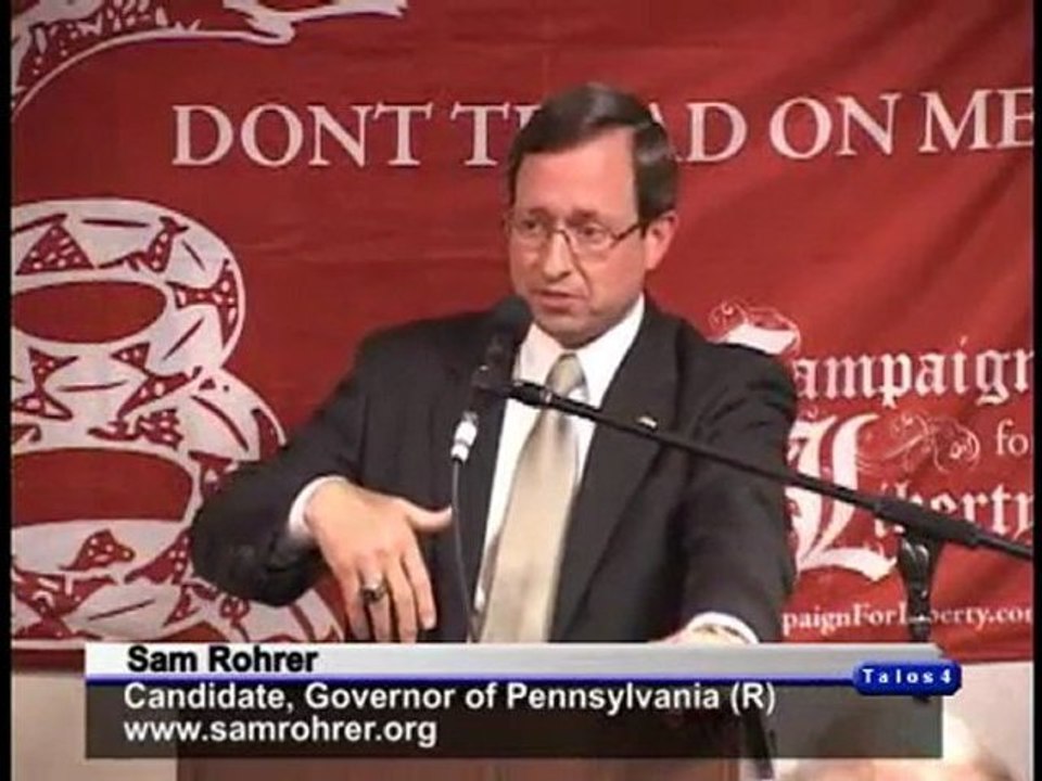 CFL Speech by Sam Rohrer