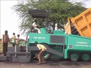 Watch Asphalt Hydrostatic Sensor Paver Finisher