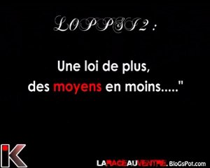 LOPPSI 2 : Une loi en plus, des moyens en moins ??...