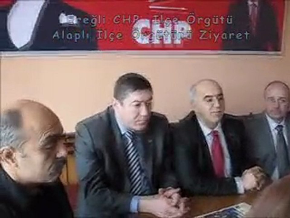 chp ereğli teşkilatı alaplı chp'yi ziyaret etti