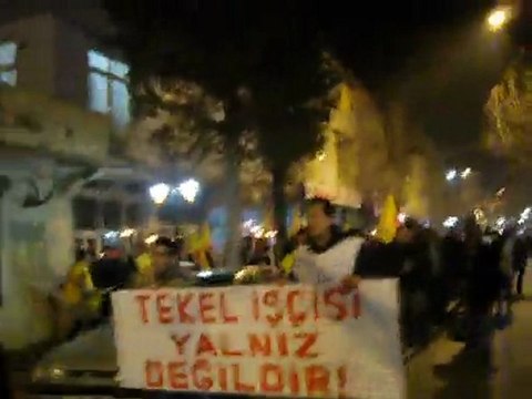 Gölbaşı Eğtimsen tekel işçileri video1