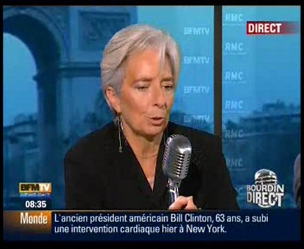 Christine Lagarde dévoile les chiffres de la croissance