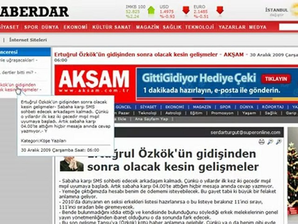 Haberlere karşılaştırmalı bir bakış için Haberdar.com