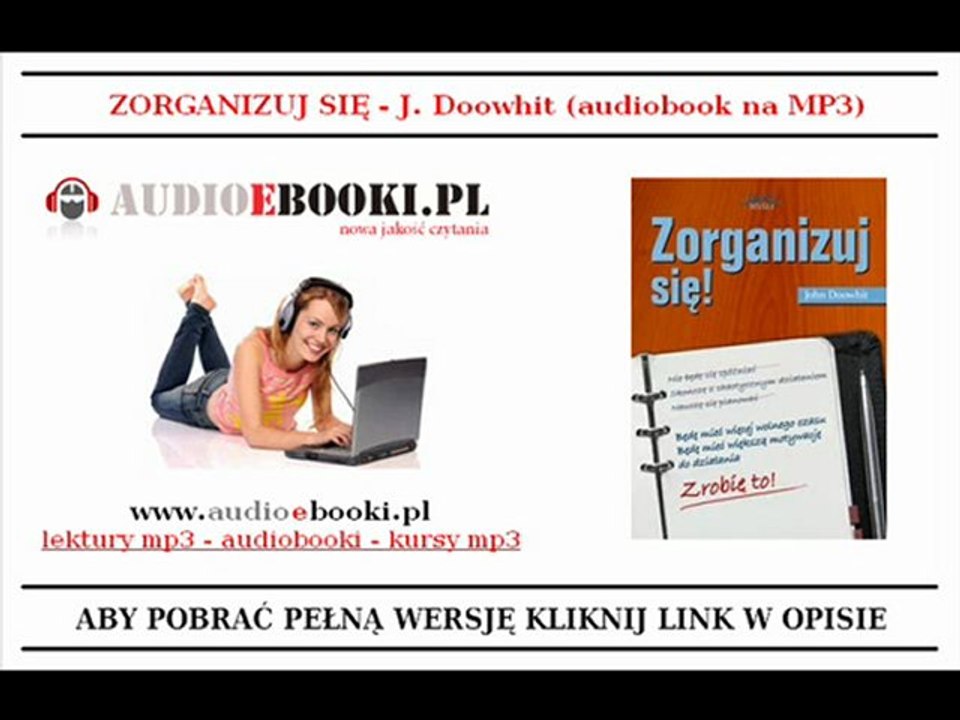 ZORGANIZUJ SIĘ! - Poradnik (Złote Myśli) - audiobook MP3