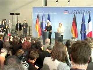 Premiere rencontre à Berlin avec Mme Angela Merkel
