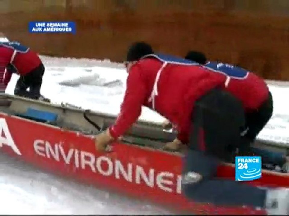 Québec : Le canot à glace au cœur du carnaval