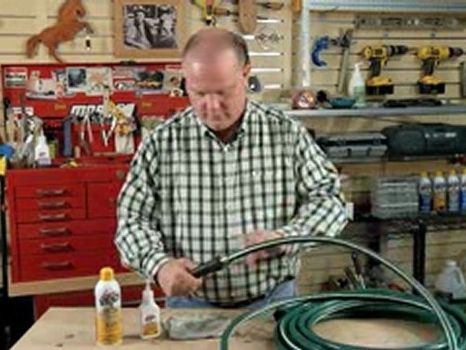 How to use Liquid Wrench on a Garden Hose