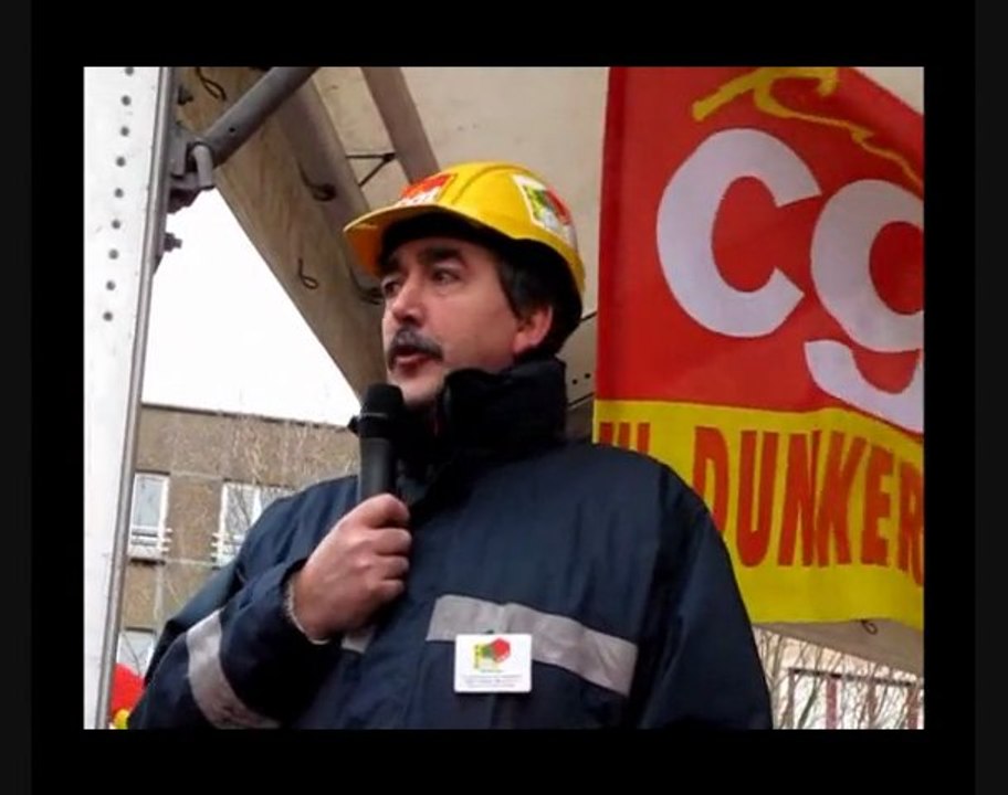 Manifestation CGT Dunkerque 12 février 2010