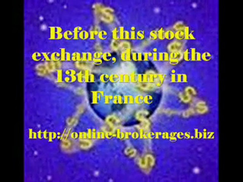 Online brokerages