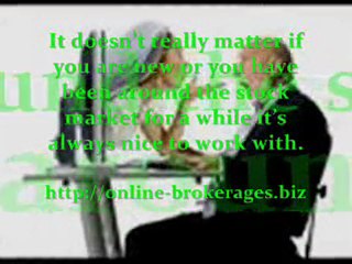 Online brokerages