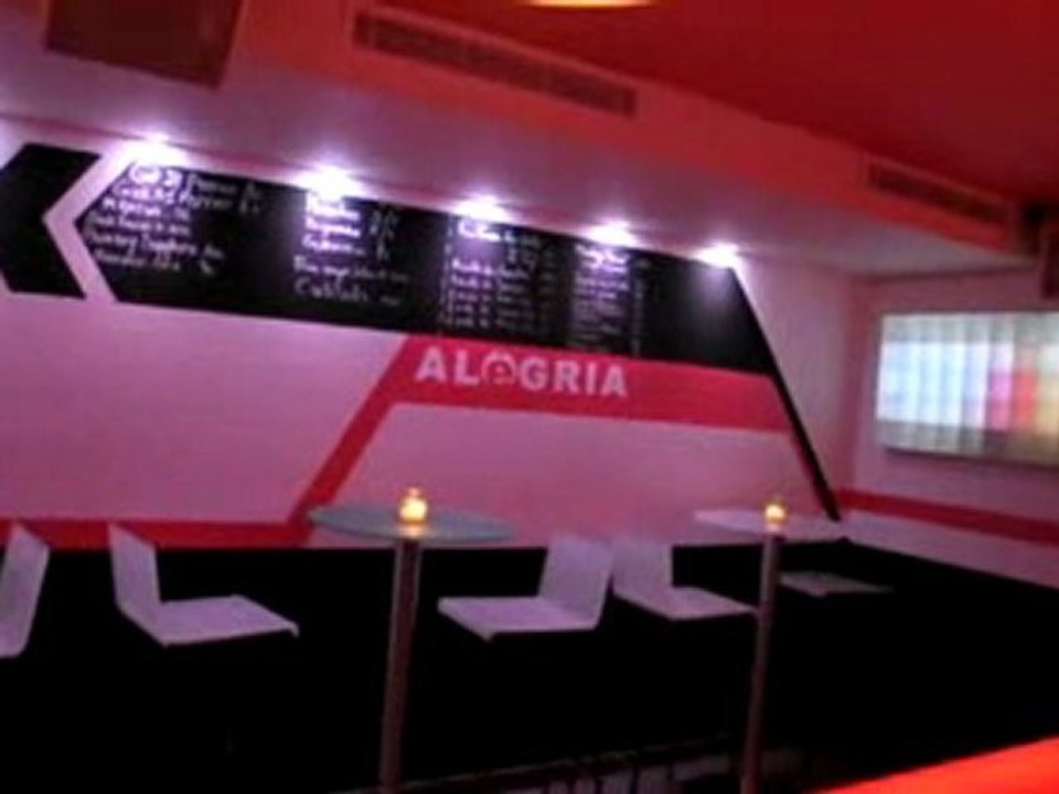 Déco bar Alégria paris 75006