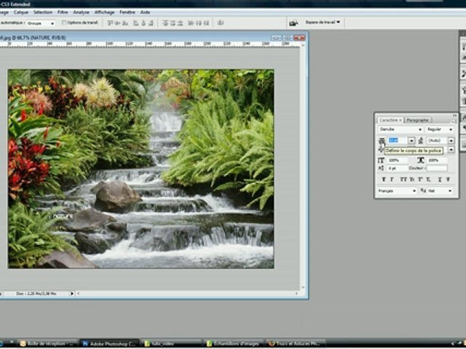 Photoshop : astuce redimentionement