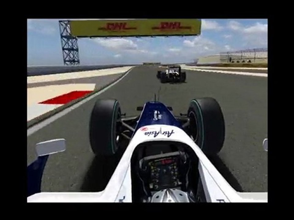 Hot Lap Bahrein F1RT 2009 Six-Fire et Storm