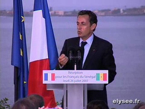 Allocution devant la communauté française du Sénégal