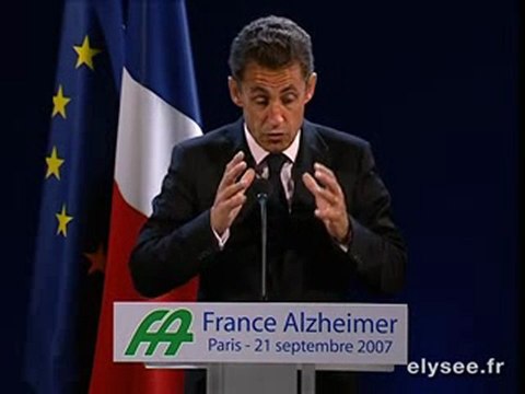 Discours lors de la journée mondiale Alzheimer