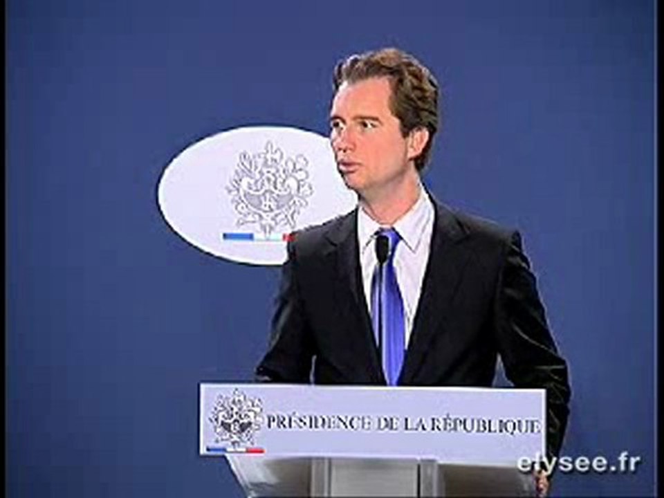 Agenda Présidentiel du 5 octobre au 12 octobre 2007