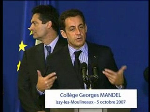 Discours au Collège Georges Mandel