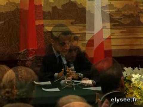 Conférence de presse conjointe avec M. HU JINTAO