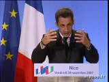 Conférence presse à l'issue du sommet franco-italien de Nice