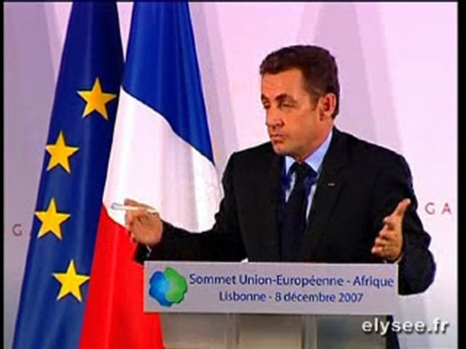 Conf presse Sommet Union Européenne-Afrique de Lisbonne