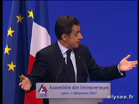 Discours devant les chefs d'entreprises de la CGPME
