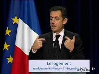 Discours sur le thème du logement à Vandoeuvre-lès-Nancy