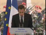 Hommage obsèques militaires de l'adjudant Gilles POLIN