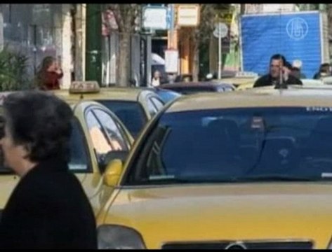 Athens: Taxi Drivers Protest over Tax Reforms
