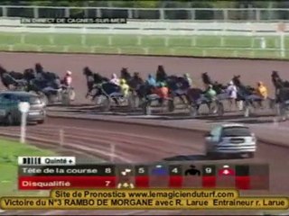 vidéo Quinté à Cagnes 12 février 2010 PRIX D'OLARGUES