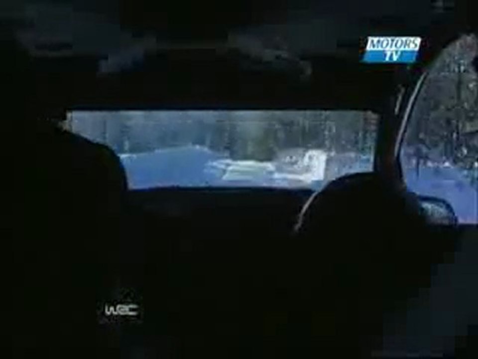 WRC saison 2010 Suède Wilson & Solberg contact
