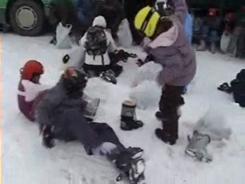 le premier jour de ski