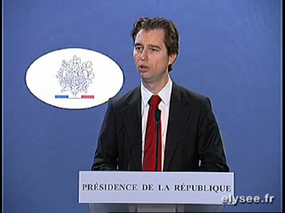 Agenda du Président du 24 janvier au 1er février 2008