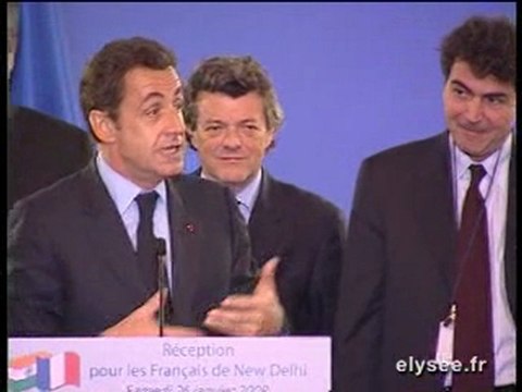 Allocution devant la communauté française de New Delhi