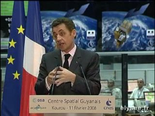 Discours sur le thème de la politique spatiale européenne