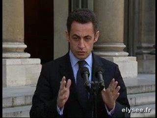 Intervention de M. le Président de la République