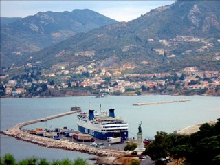 Mytilini "la forteresse de" . Lesbos.