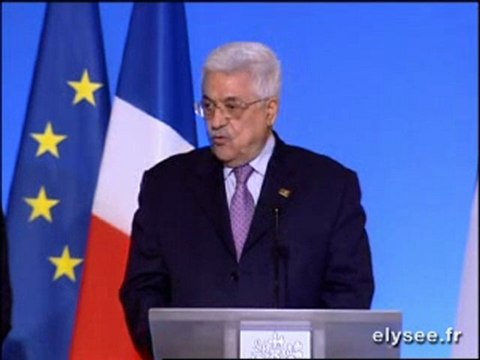 Déclaration conjointe avec MM. OLMERT, ABBAS