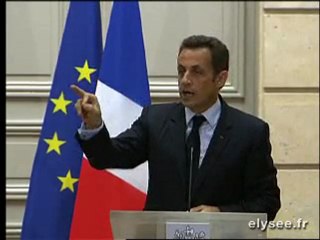 Conférence avec M. OBAMA, candidat Démocrate