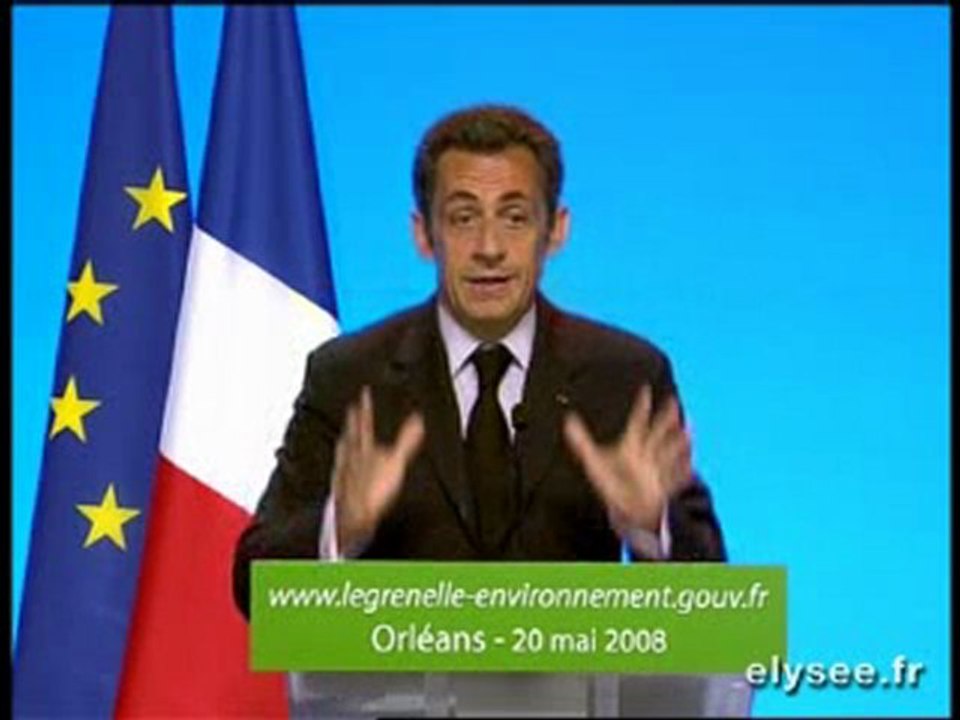 Discours mise en œuvre du Grenelle de l'environnement