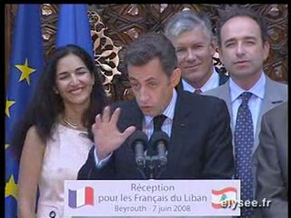 Discours devant la communauté française du Liban