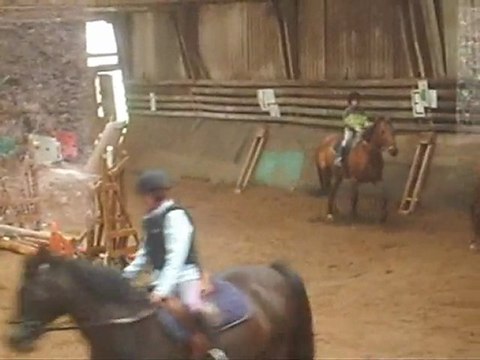 Moi a mon 1er cour d'équitation