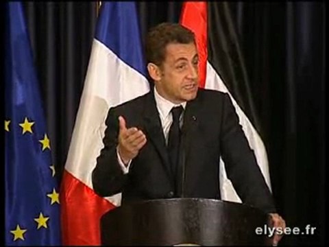 Conférence presse avec M. Mahmoud ABBAS