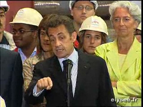 Allocutiondevant les salariés du site d'ArcelorMittal