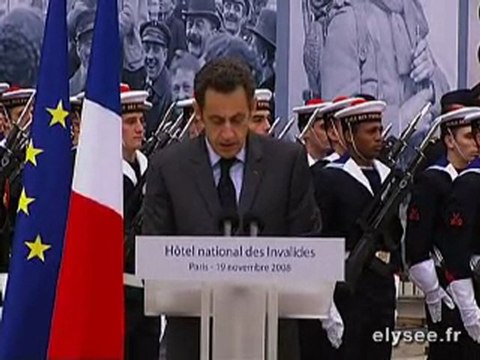 Allocution Prise d'armes d'automne aux Invalides